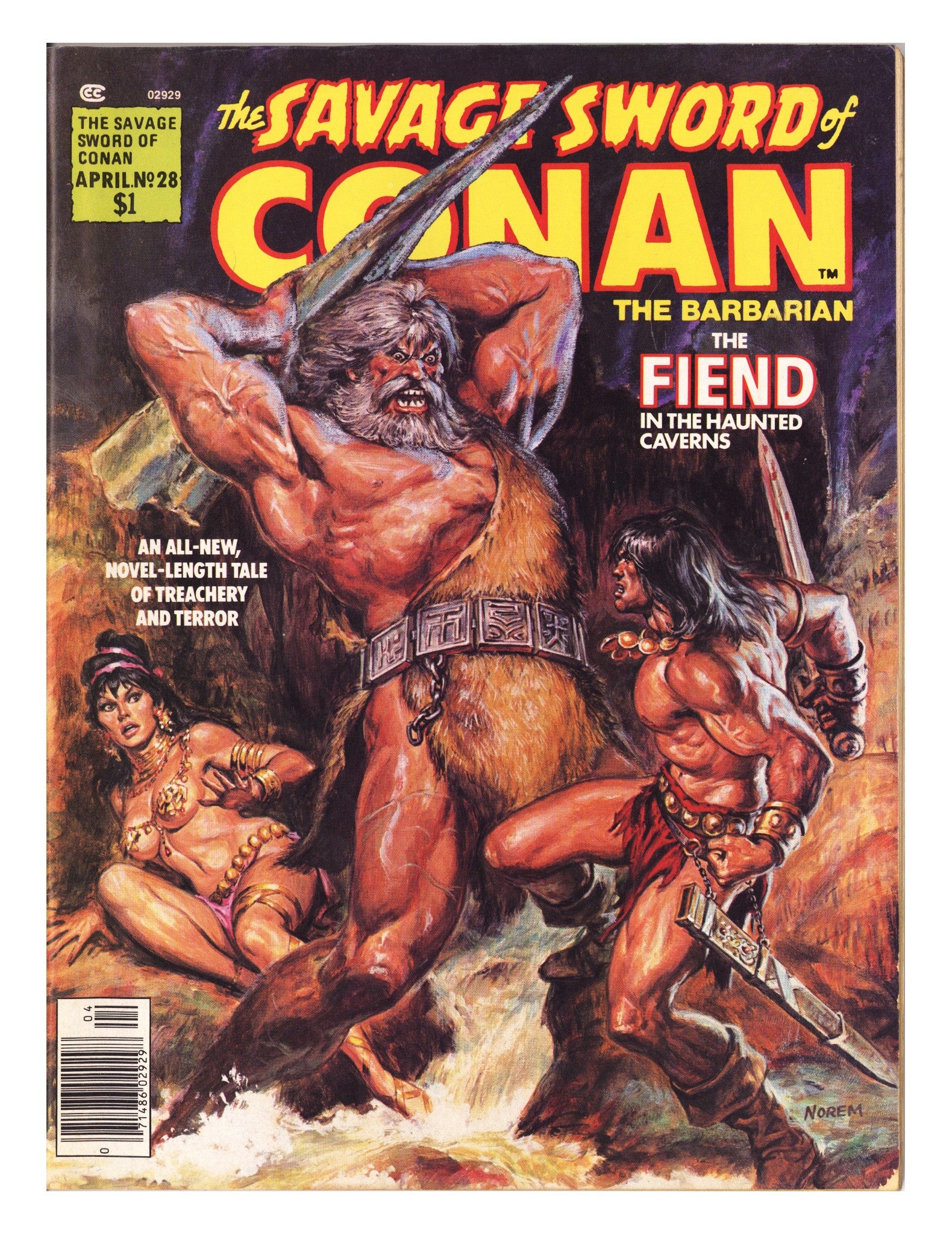The Savage Sword of Conan Vol 1 28 Mid Grade (1978) 