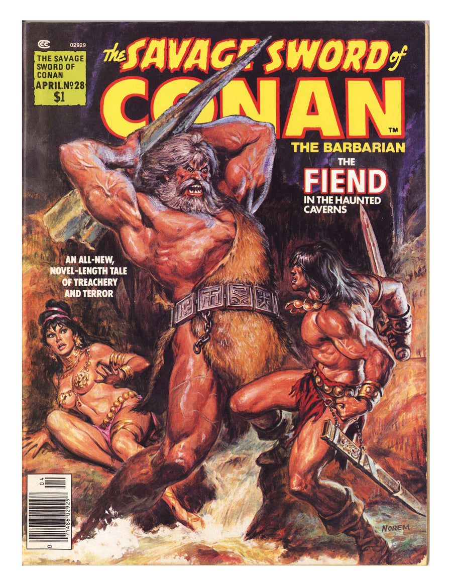 The Savage Sword of Conan Vol 1 28 Mid Grade (1978) 