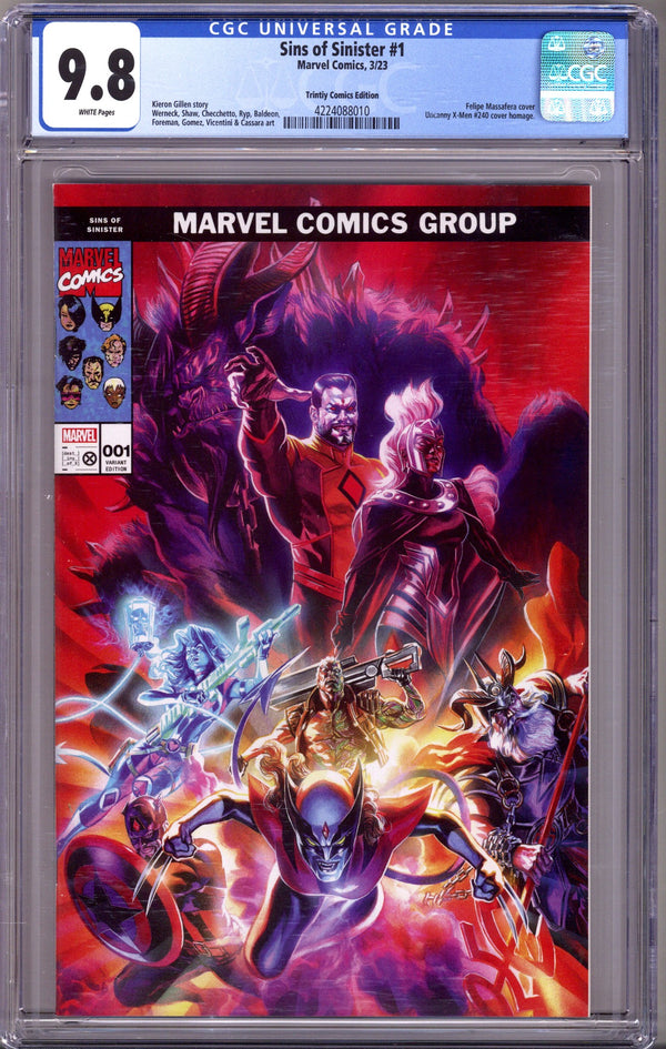 Sins of Sinister 1 CGC 9.8 (NM/M) (2023) Massafera Exclusive Variant