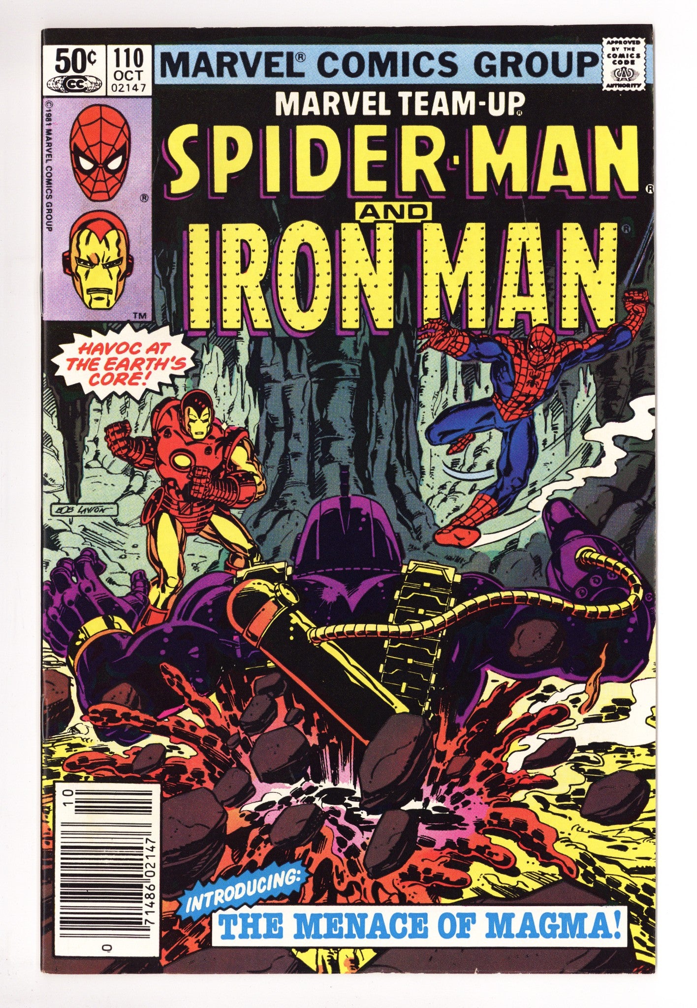 Marvel Team-Up Vol 1 110 High Grade (1981) Newsstand 