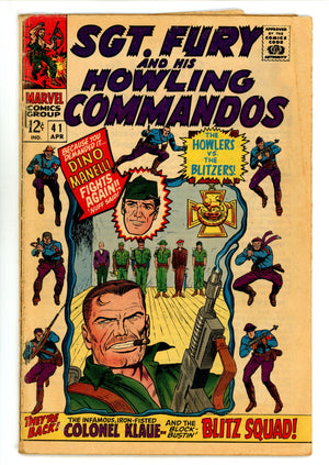 Sgt. Fury 41 VG (4.0) (1967) 