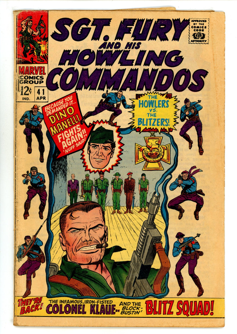 Sgt. Fury 41 VG (4.0) (1967) 