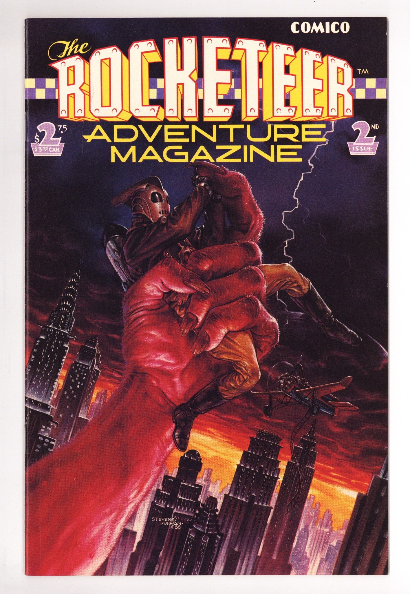 The Rocketeer Adventure Magazine 2 VF/NM (9.0) (1989) 