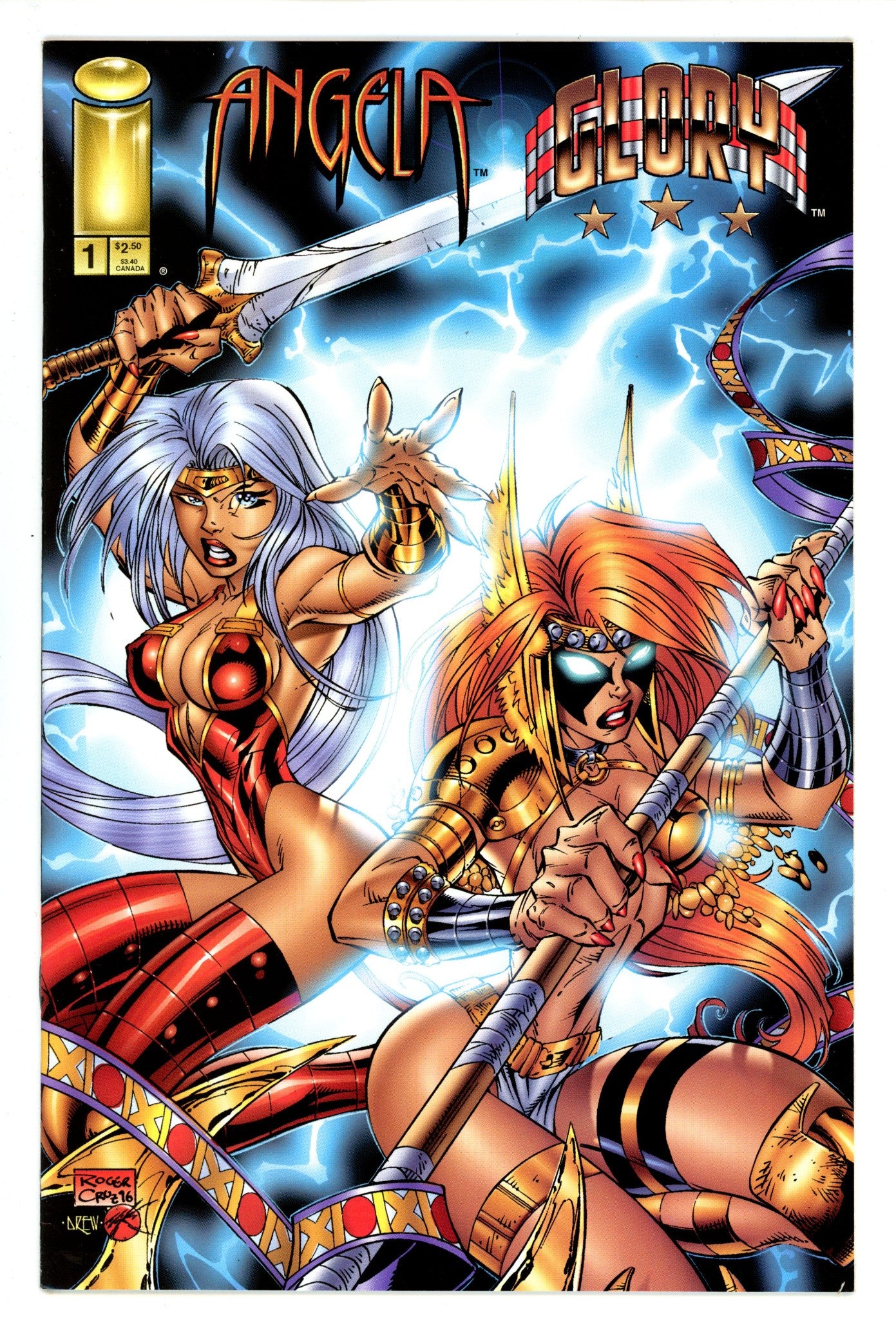 Angela / Glory: Rage of Angels 1 High Grade (1996) Angels Variant 