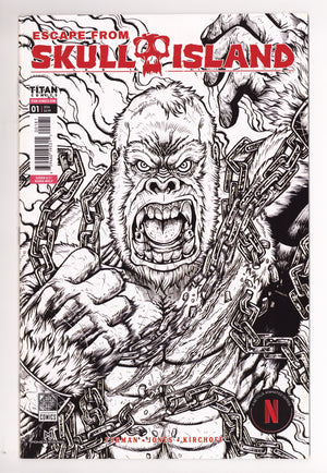 Escape From Skull Island 1 Wolf B&W Variant (2026)
