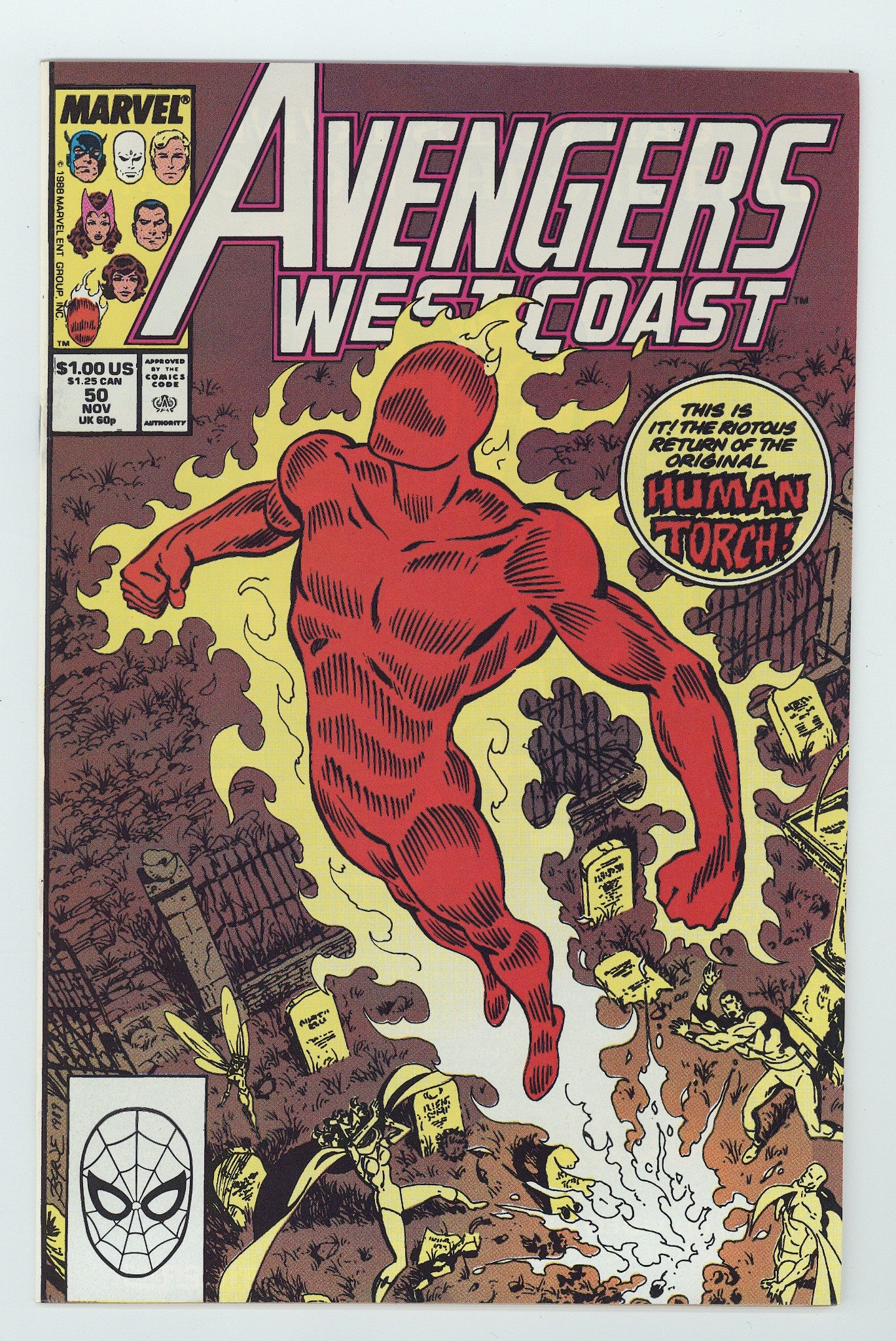 Avengers West Coast Vol 2 50 High Grade (1989) 