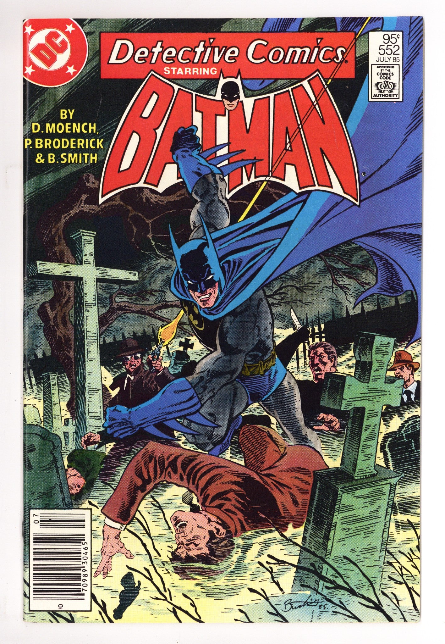 Detective Comics Vol 1 552 NM- (9.2) (1985) Canadian Price Variant 