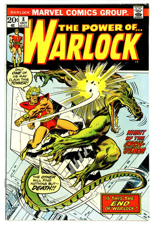 Warlock Vol 1 8 FN+ (6.5) (1973)
