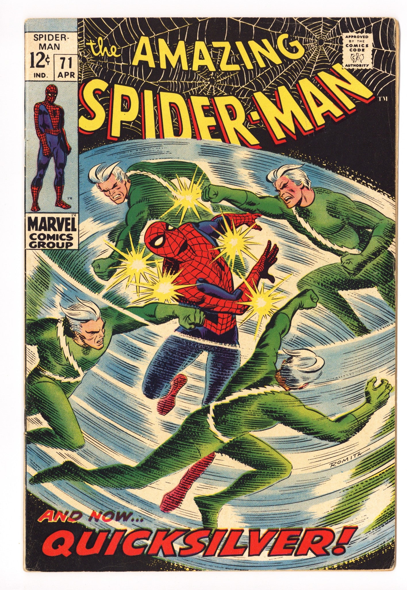 The Amazing Spider-Man Vol 1 71 VG+ (4.5) (1969) 