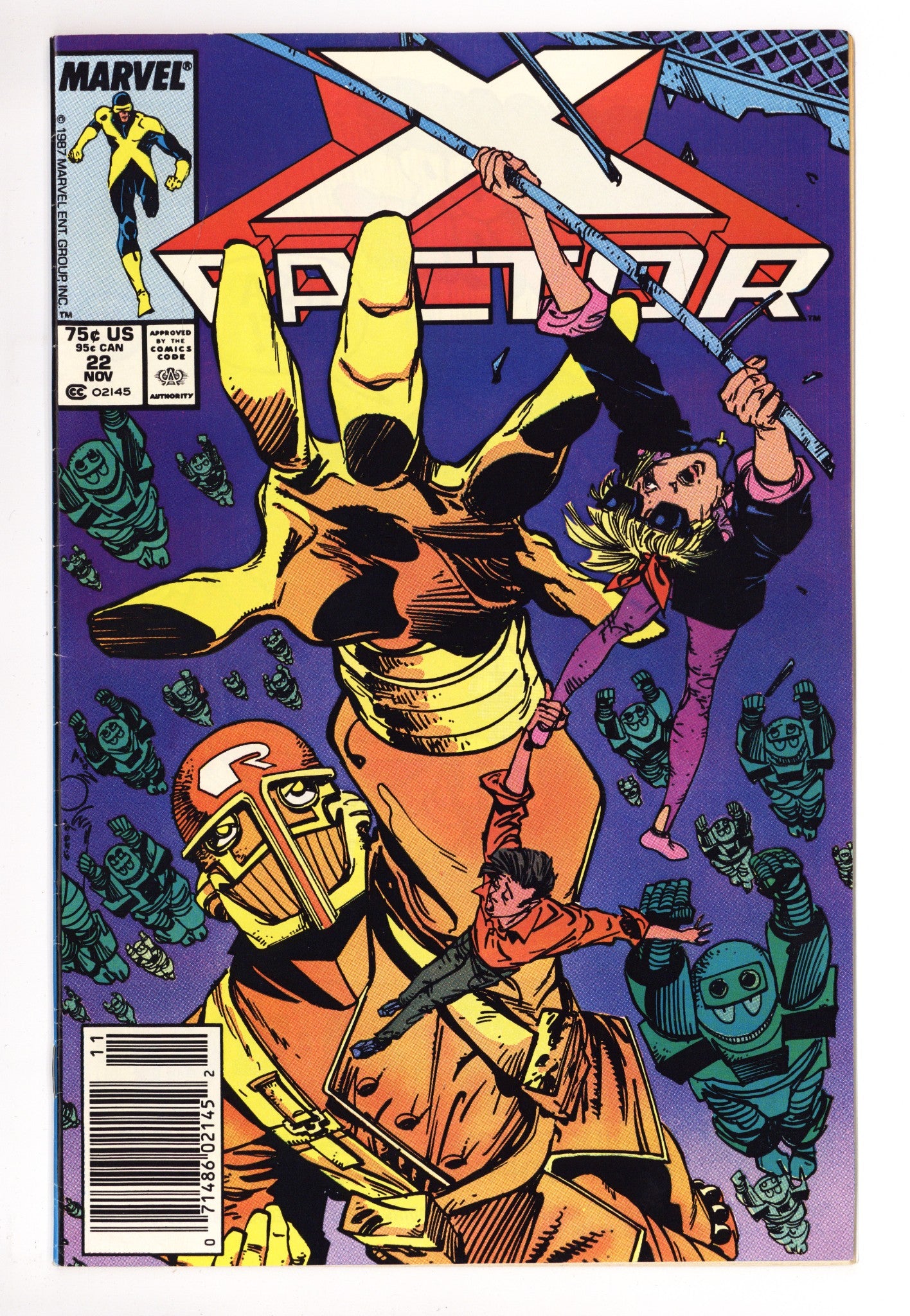 X-Factor Vol 1 22 Mid Grade (1987) Newsstand 