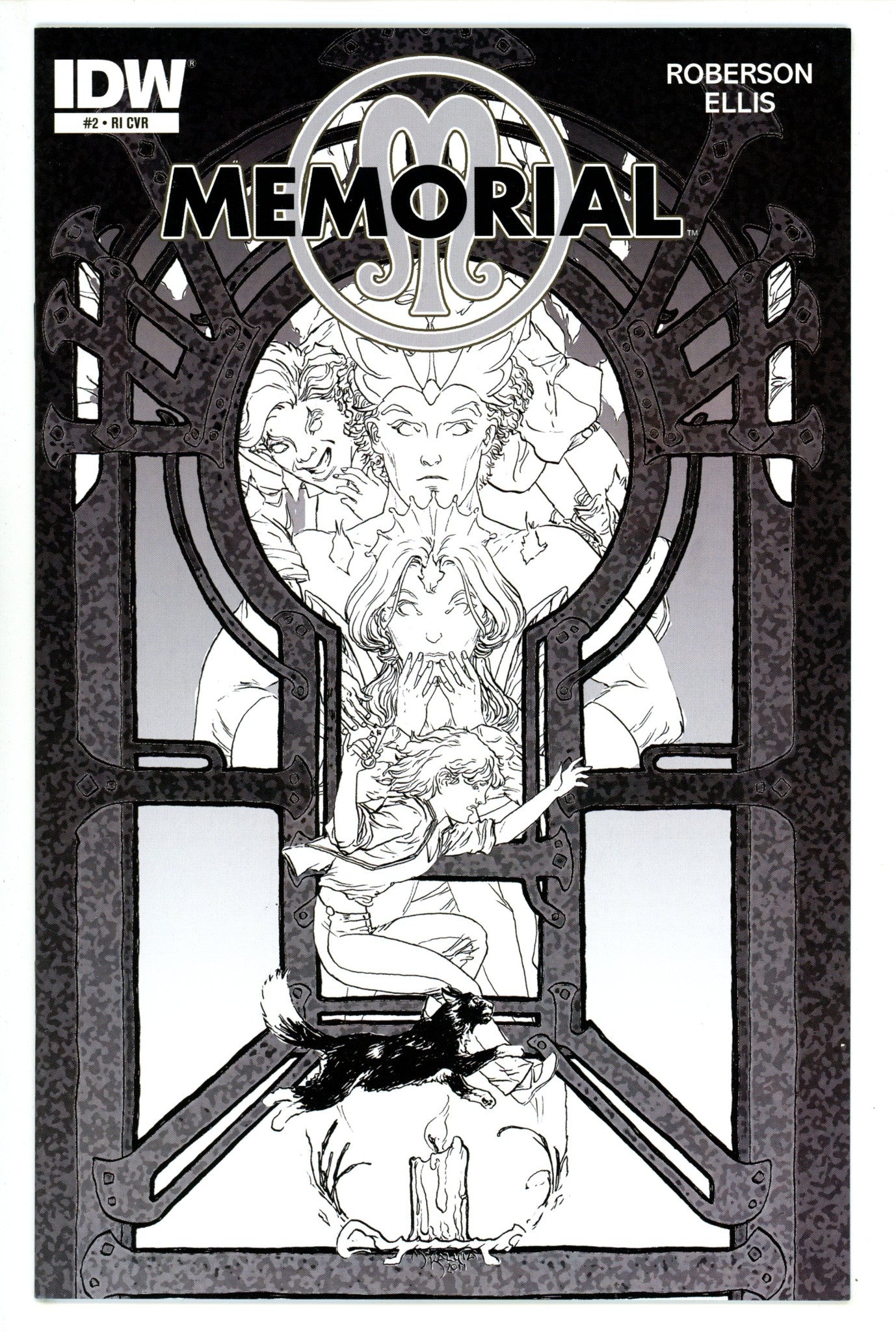 Memorial 2 High Grade (2012) Kaluta B&W Incentive Variant 