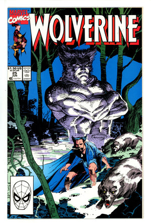 Wolverine Vol 2 25 NM- (9.2) (1990)