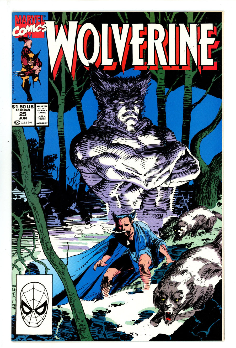 Wolverine Vol 2 25 NM- (9.2) (1990) 