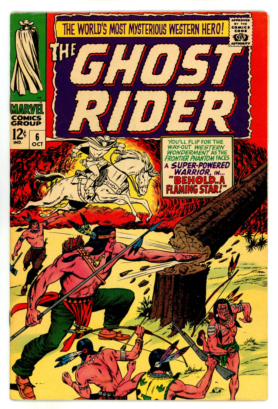 The Ghost Rider 6 FN+ (6.5) (1967) 
