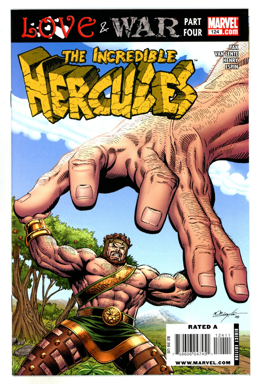 Incredible Hercules 124 High Grade (2009) 