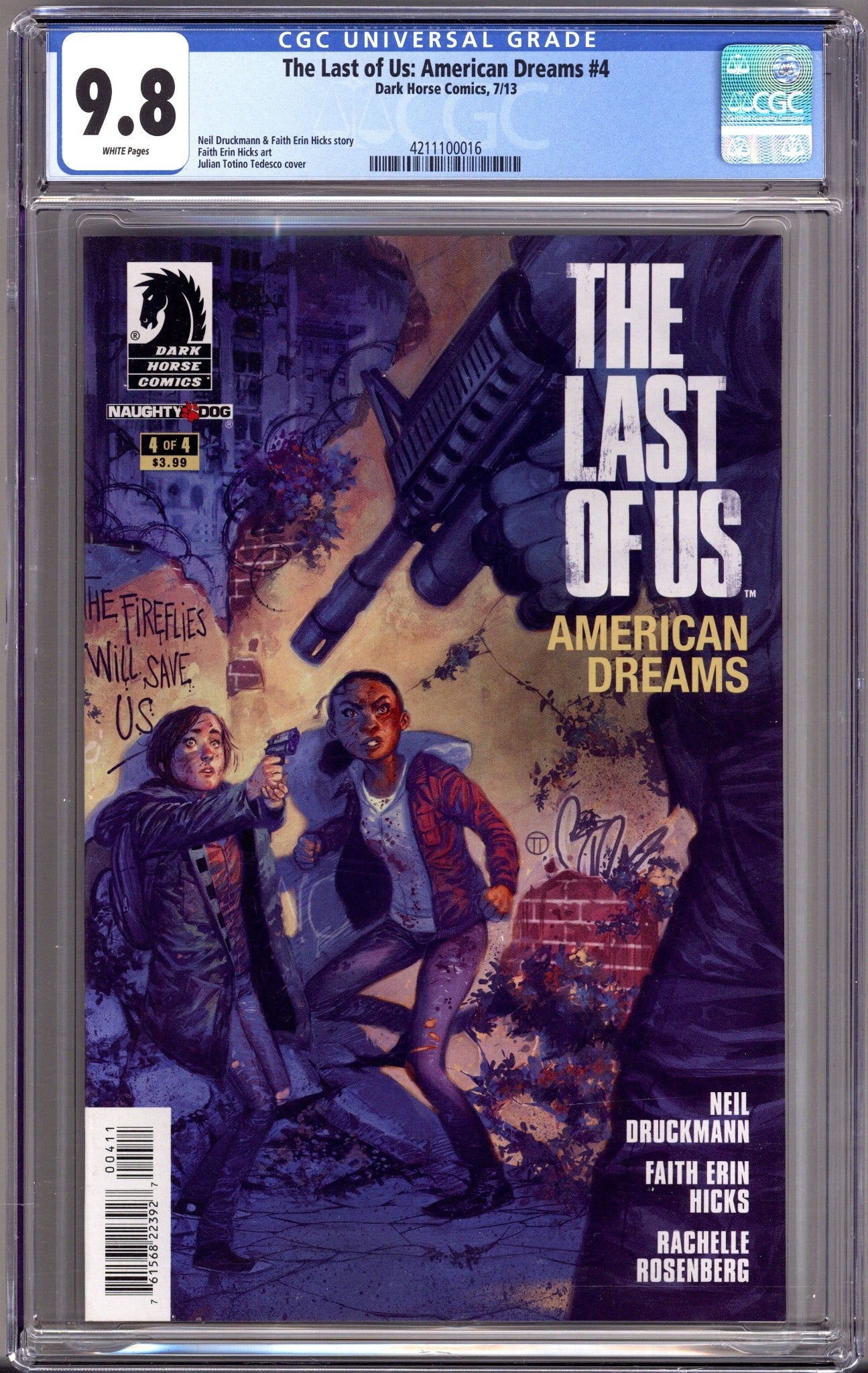 The Last of Us: American Dreams   4 CGC 9.8 (NM/M)   (2013)        