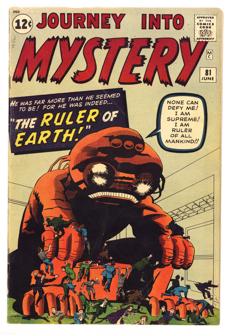 Journey into Mystery Vol 1 81 VG- (3.5) (1962) 