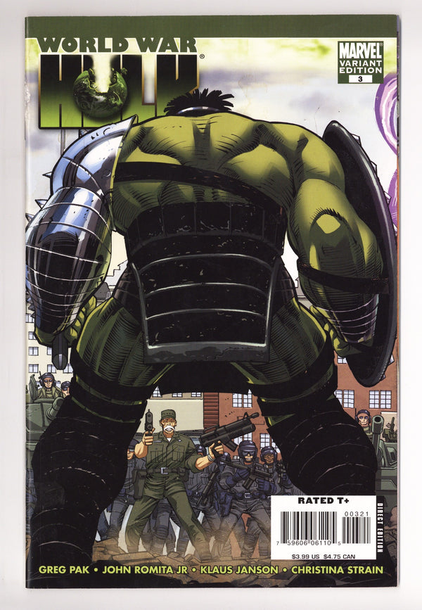 World War Hulk 3 High Grade (2007) Jr Variant