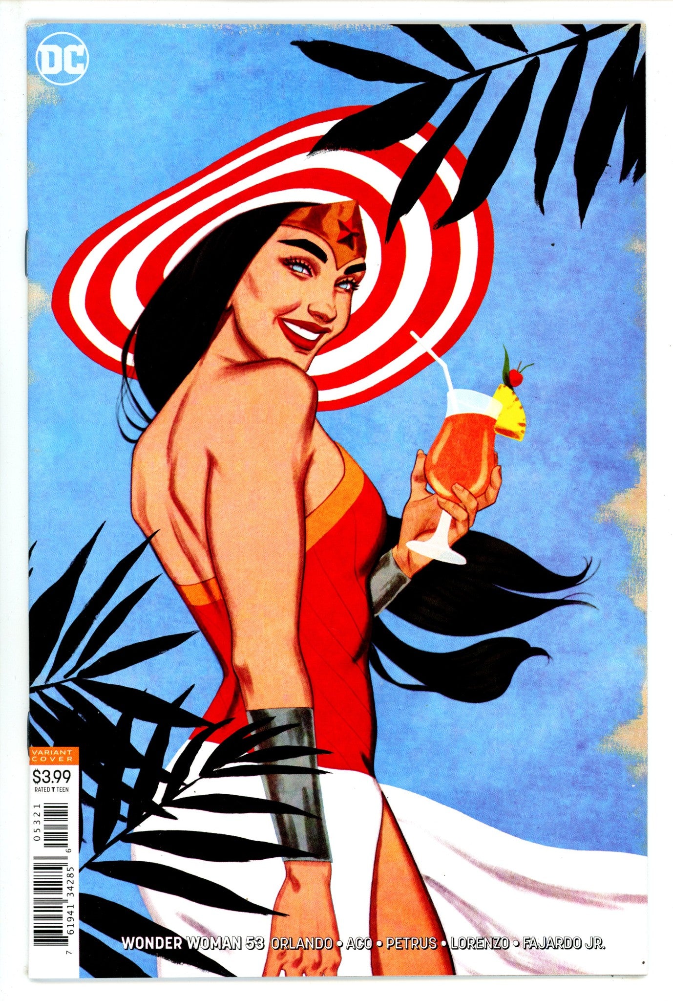 Wonder Woman Vol 5 53 High Grade (2018) Frison Variant 