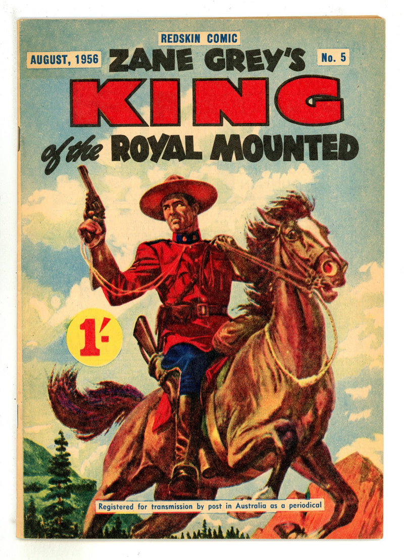 Zane Grey's King of the Royal Mounted 5 FN/VF (7.0) (1956) 
