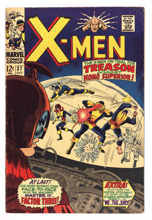 The X-Men Vol 1 37 VG/FN (5.0) (1967) 