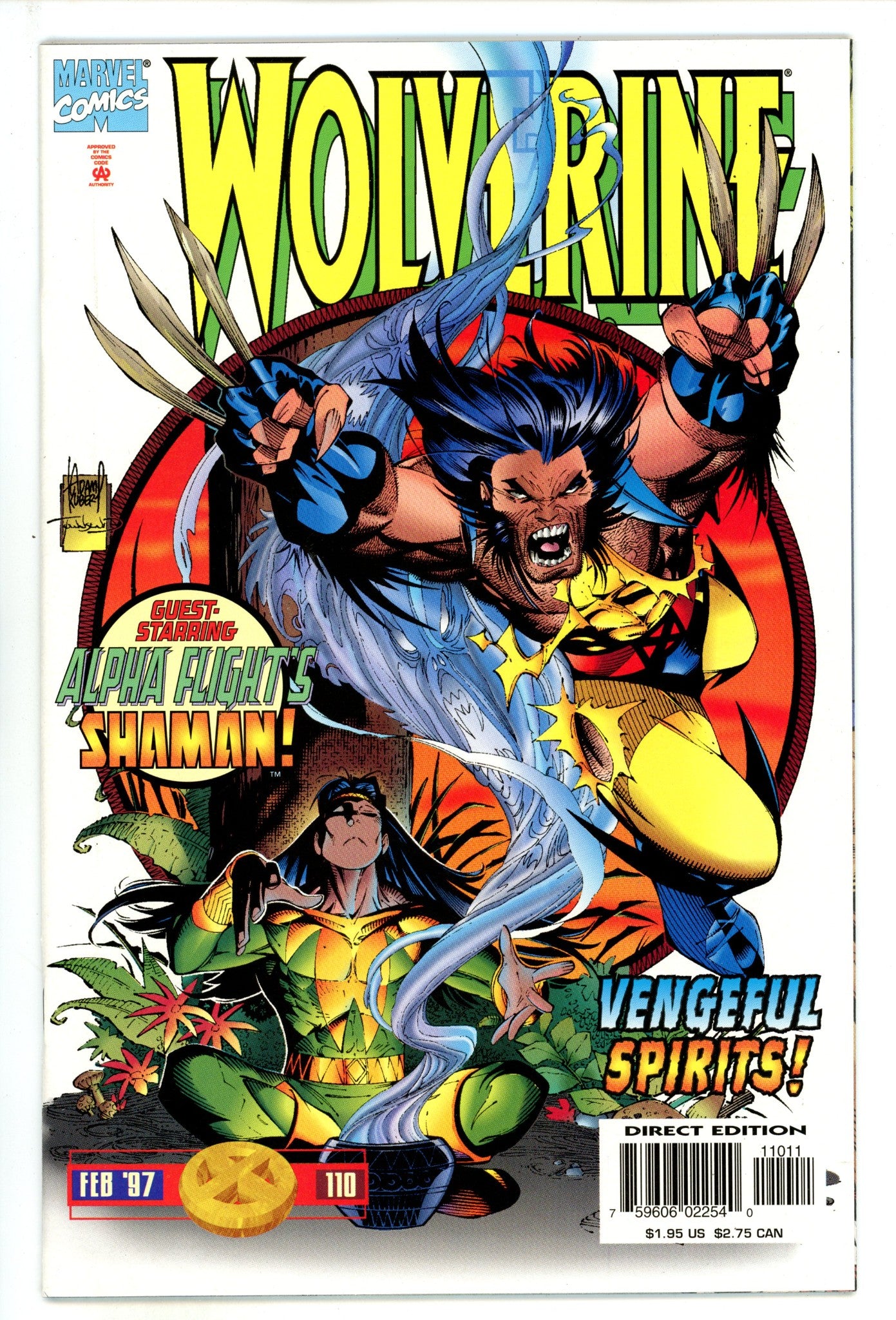 Wolverine Vol 2 110 NM- (9.2) (1997) 