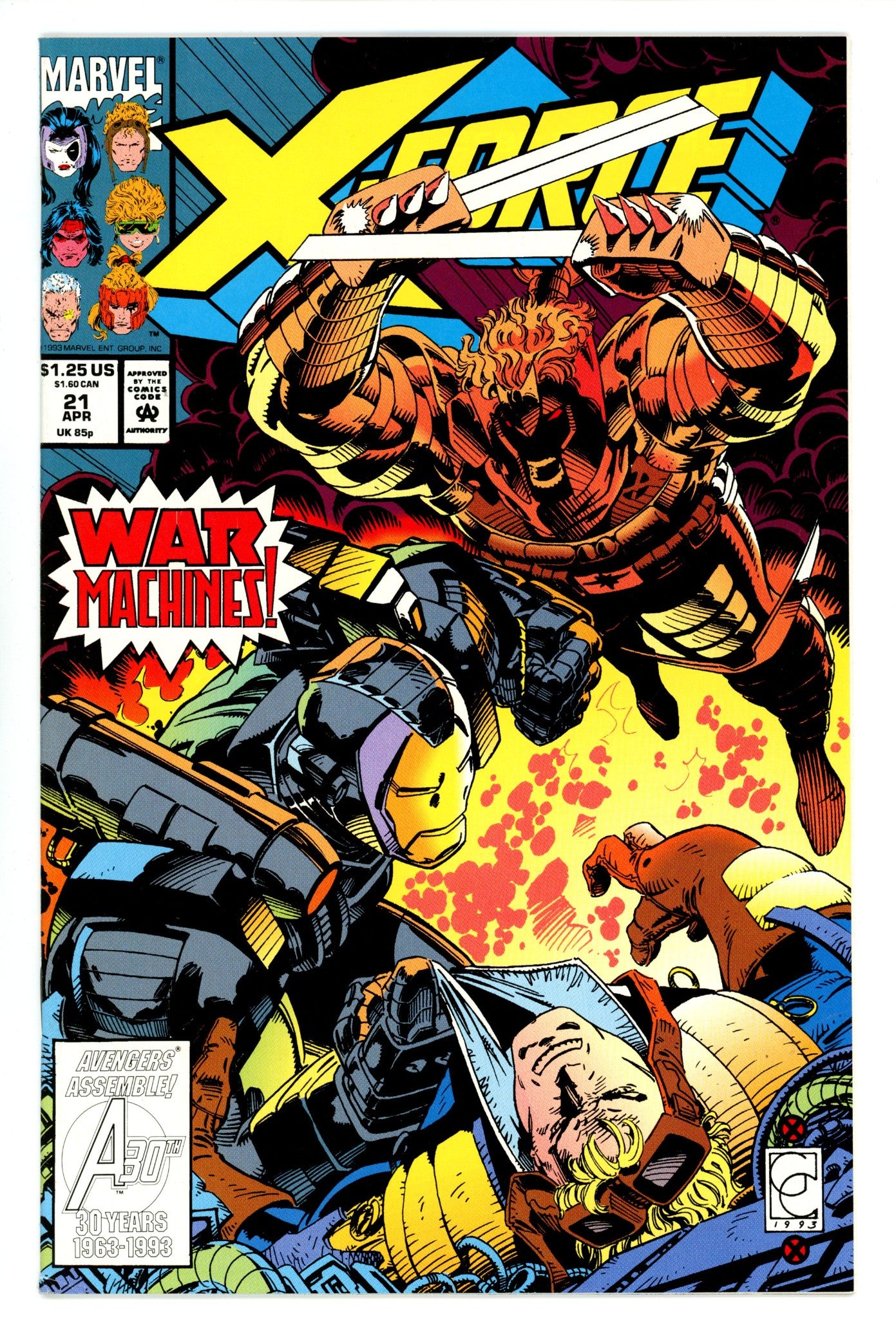 X-Force Vol 1 21 High Grade (1993) 