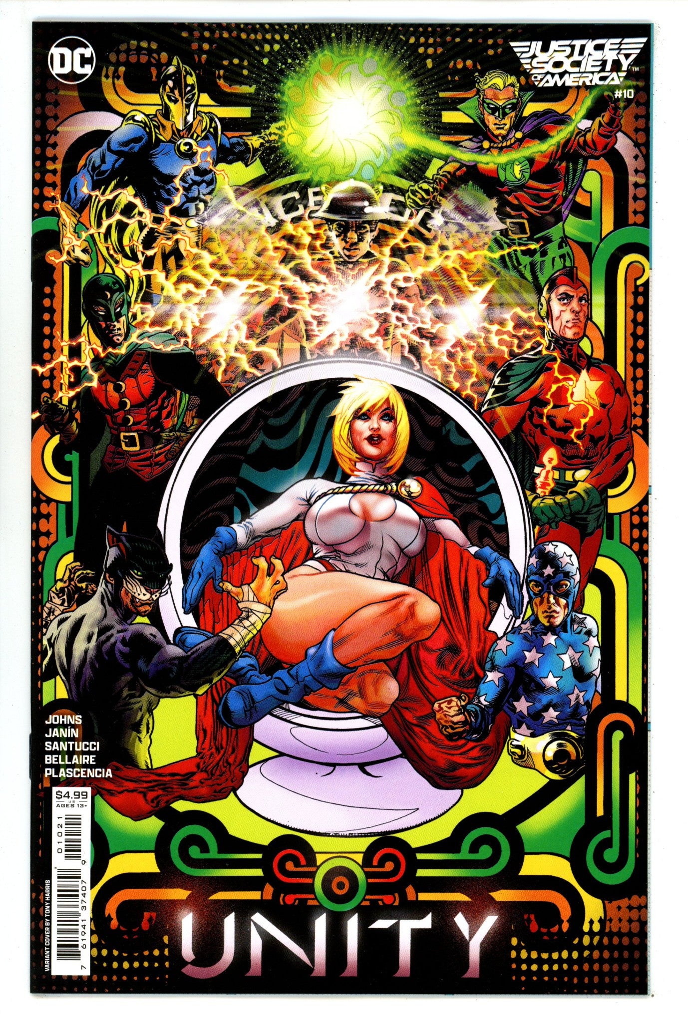 Justice Society Of America Vol 4 10 Harris Variant (2024)