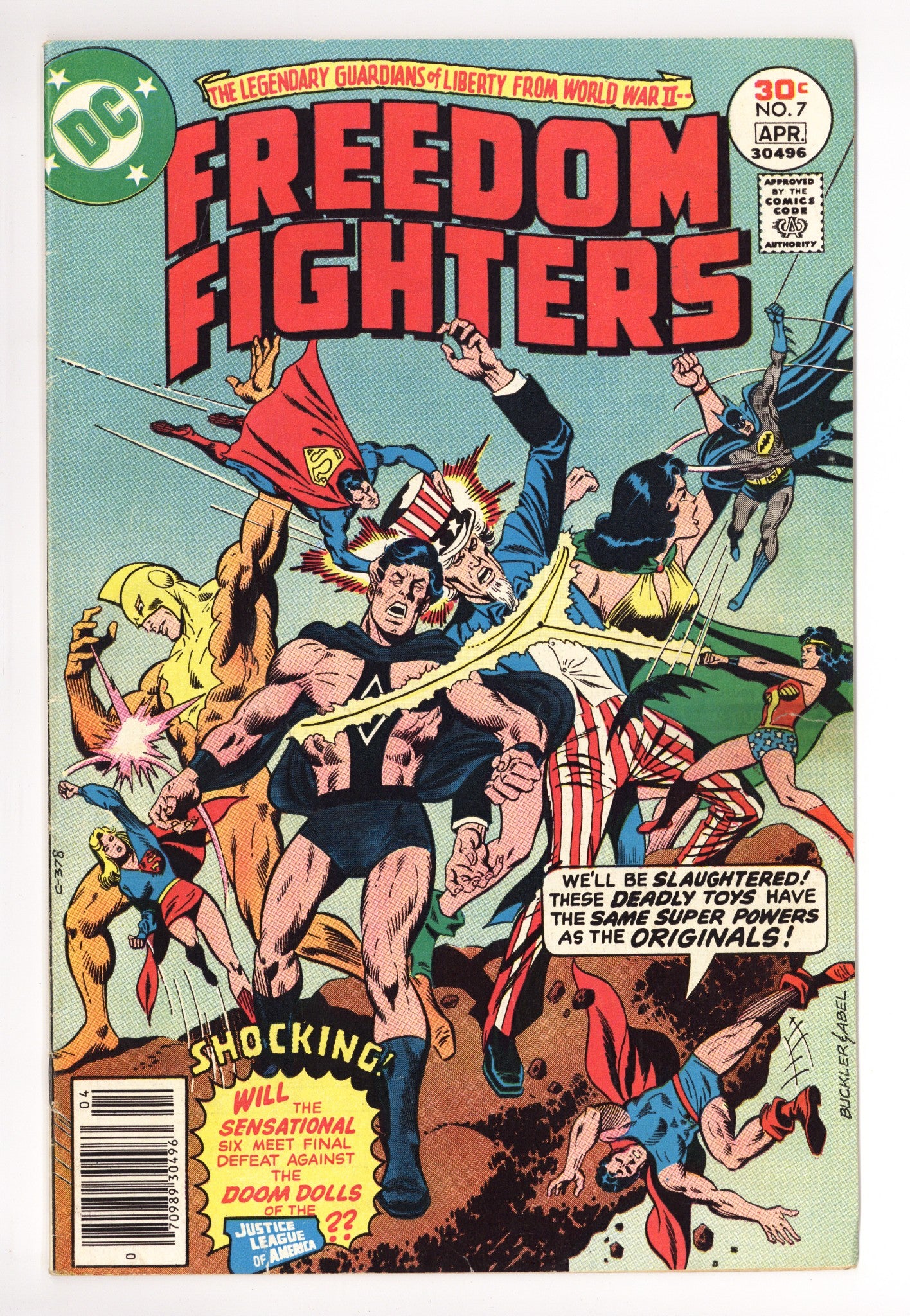 Freedom Fighters Vol 1 7 Mid Grade (1977) 