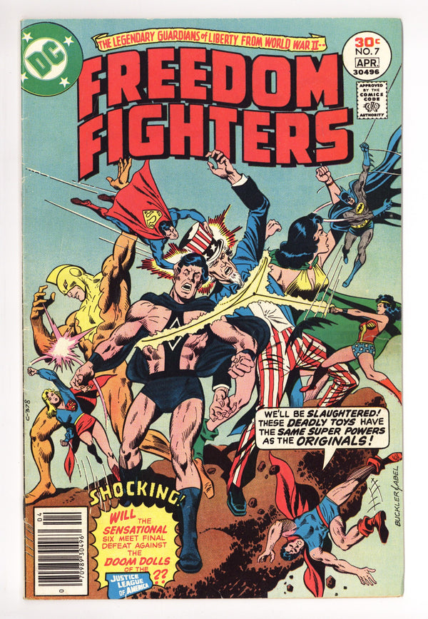 Freedom Fighters Vol 1 7 Mid Grade (1977)