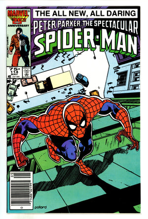 The Spectacular Spider-Man Vol 1 114 Mid Grade (1986) Newsstand