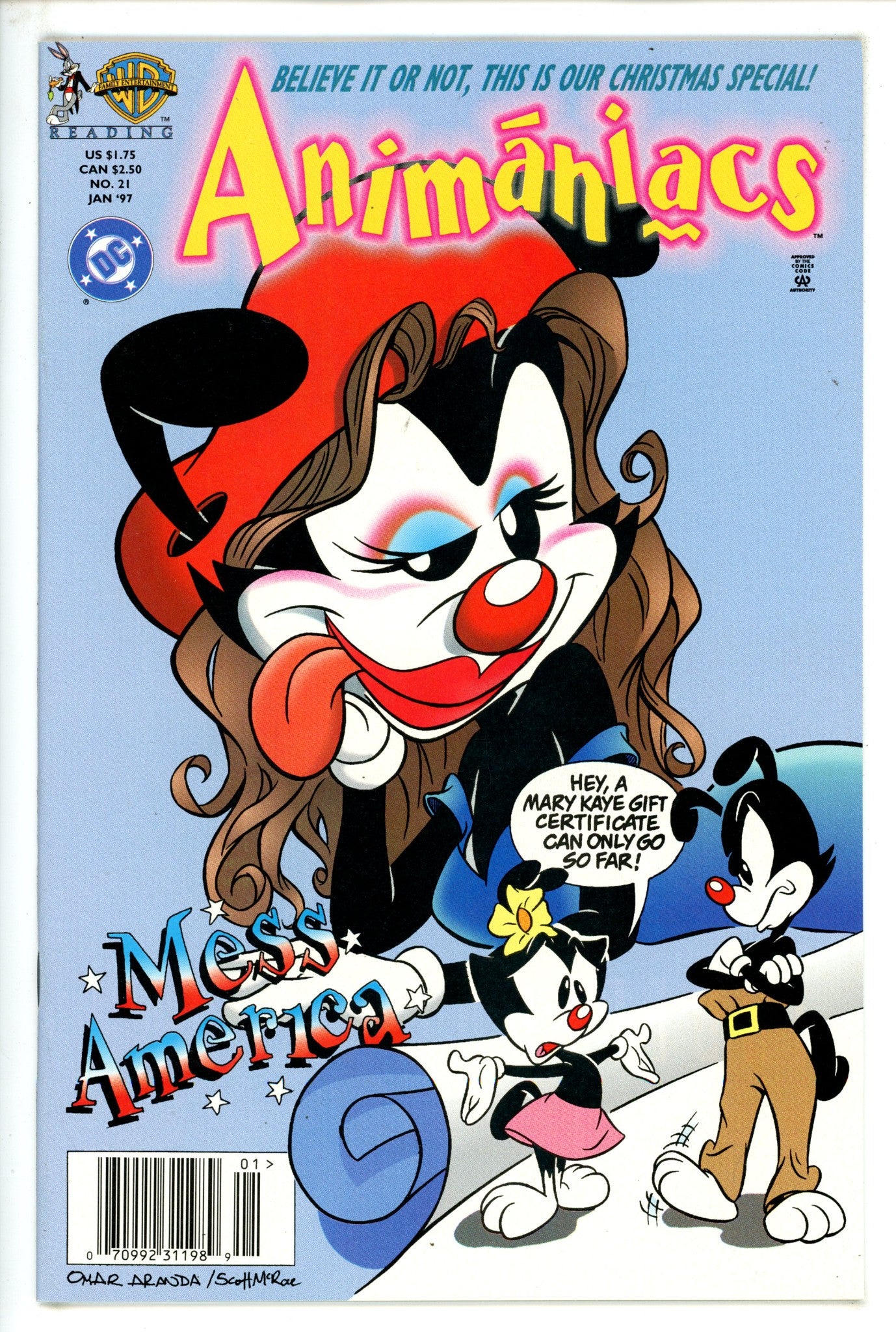 Animaniacs 21 Newsstand VF- (1997)
