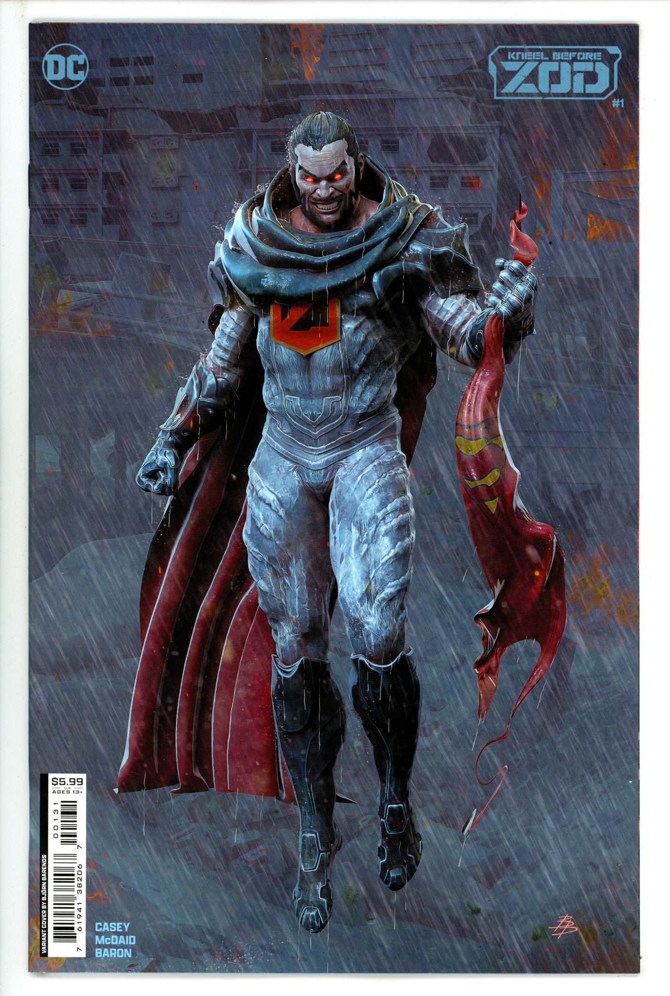 Kneel Before Zod 1 Barends Variant (2024)