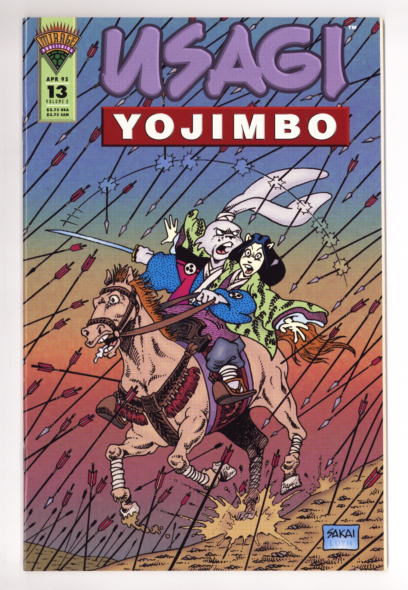 Usagi Yojimbo Vol 2 13 Mid Grade (1995) 