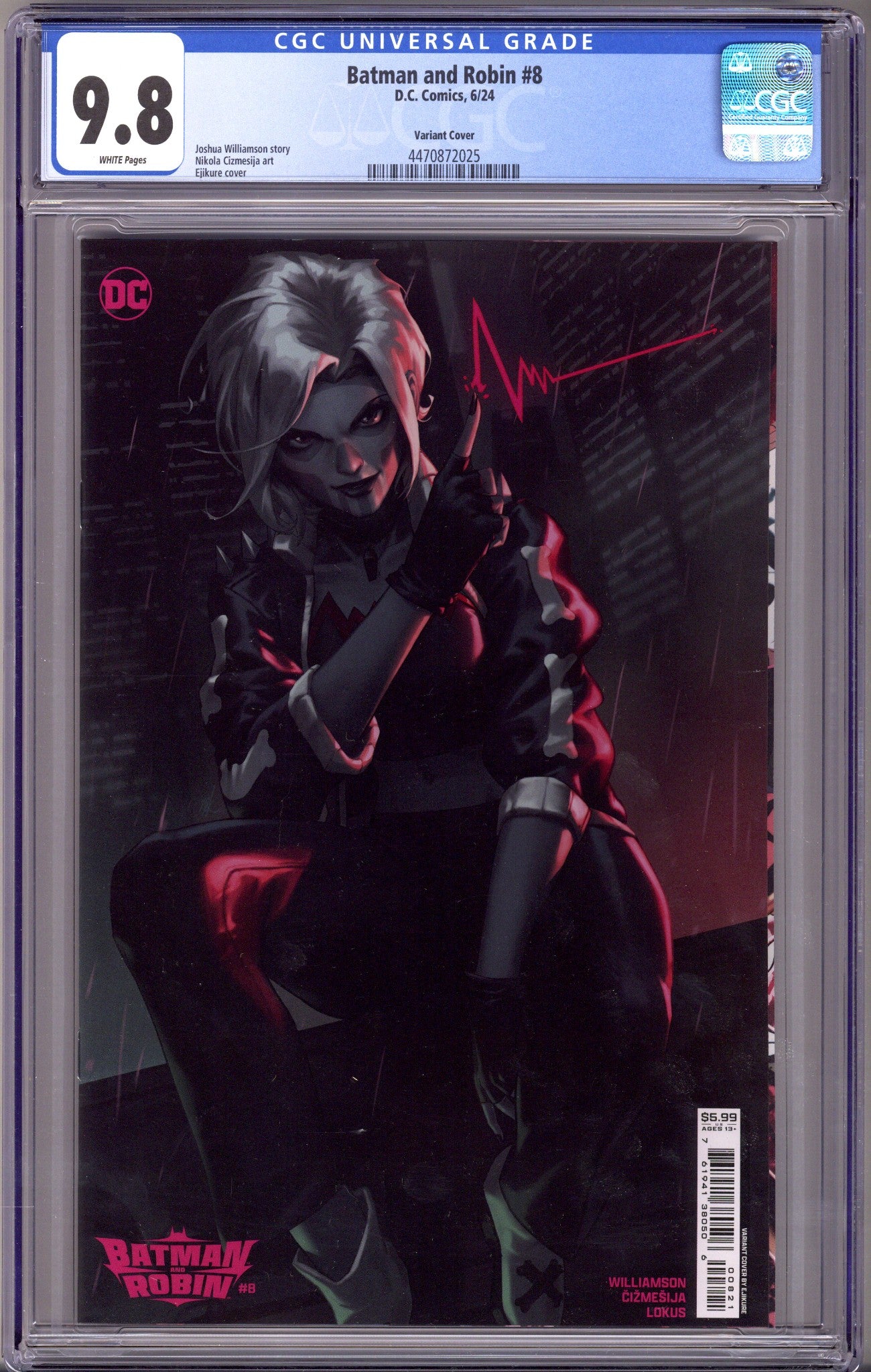 Batman and Robin Vol 3 8 CGC 9.8 (NM/M) (2024) Ejikure Variant