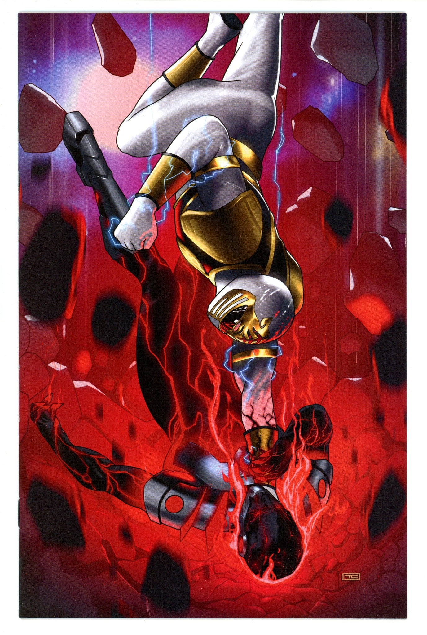 Mighty Morphin Power Rangers Vol 2 117 NM- (9.2) (2024) Clarke Virgin Incentive Variant 