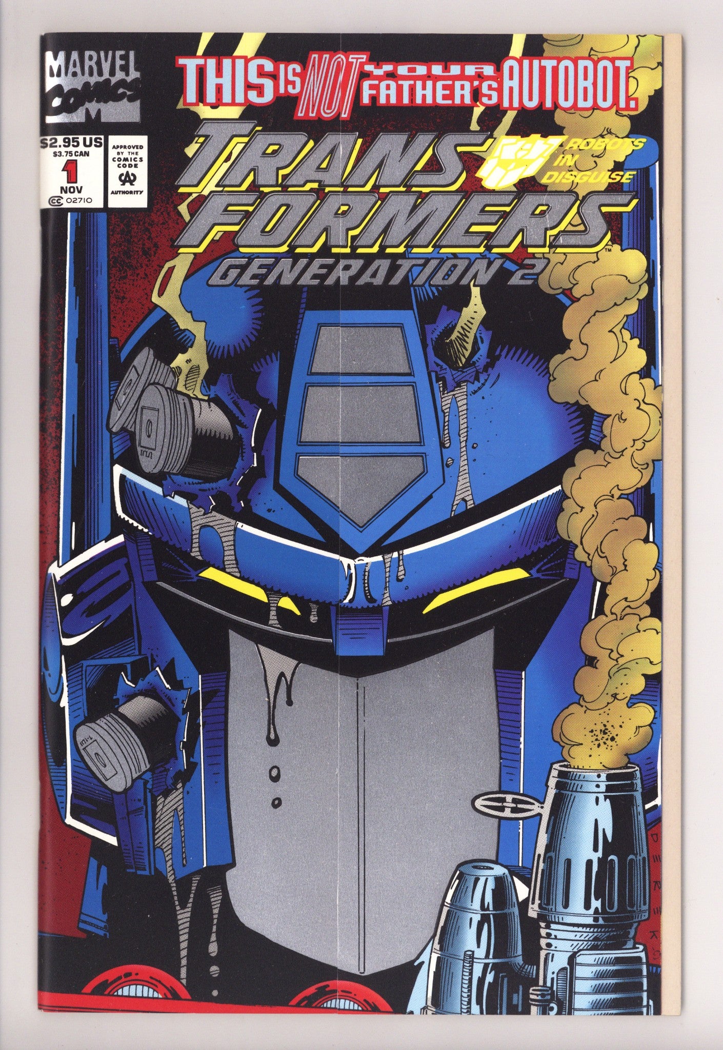 Transformers: Generation 2 1 NM- (9.2) (1993) Newsstand 