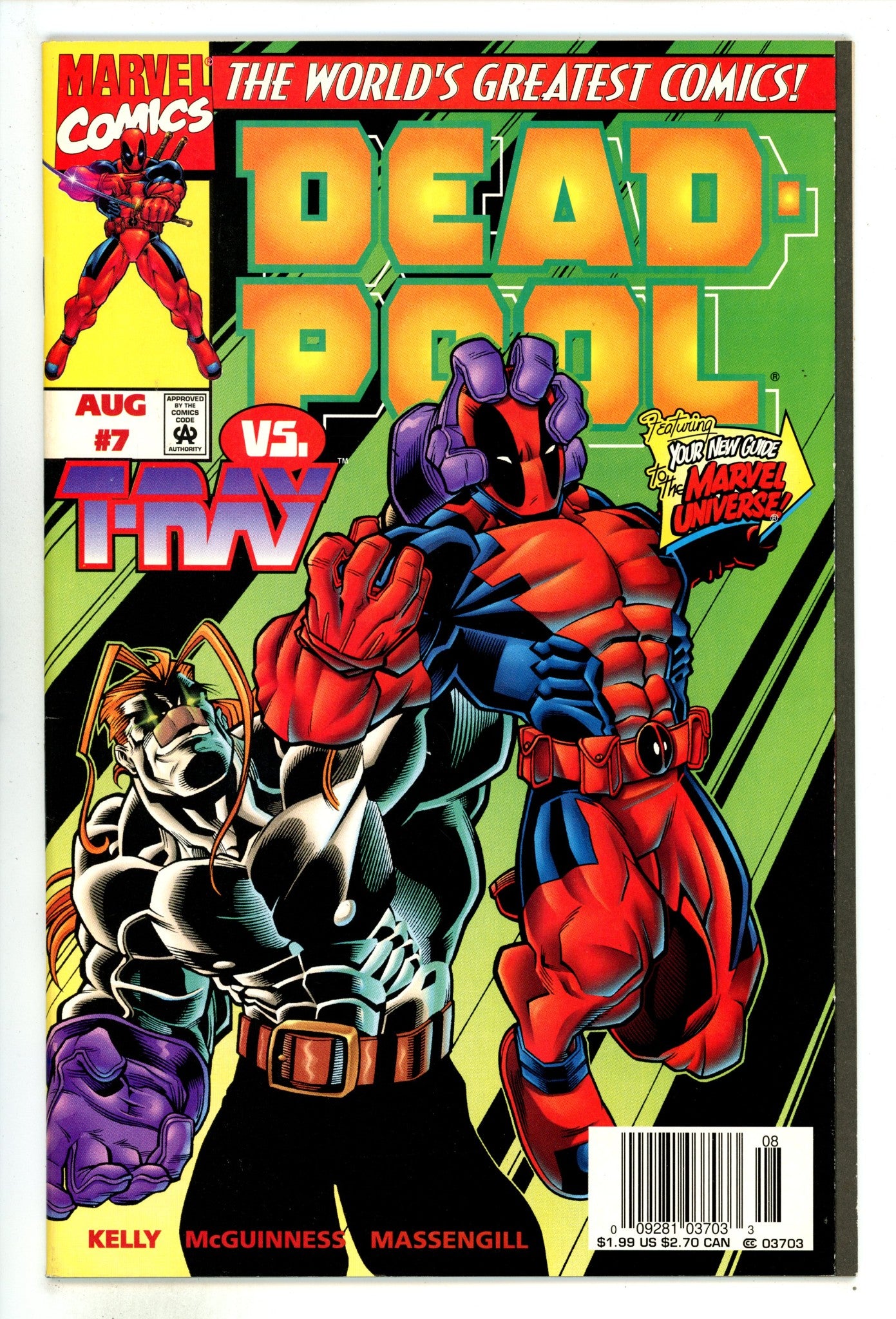 Deadpool Vol 2 7 VF- (7.5) (1997) Newsstand 