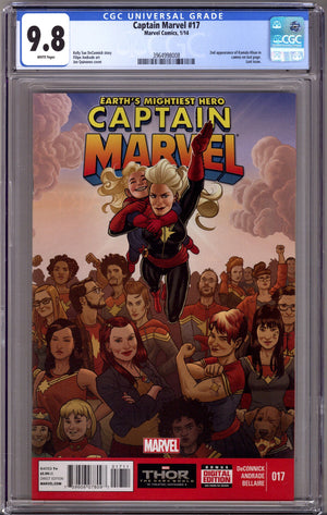 Captain Marvel Vol 8 17 CGC 9.8 (NM/M) (2013)
