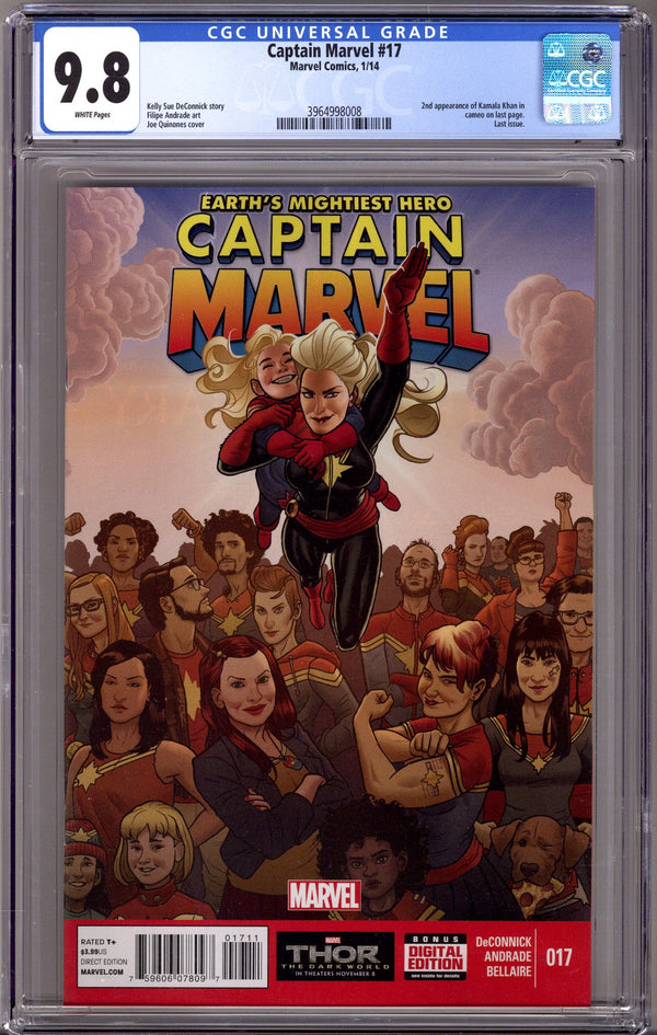 Captain Marvel Vol 8 17 CGC 9.8 (NM/M) (2013)