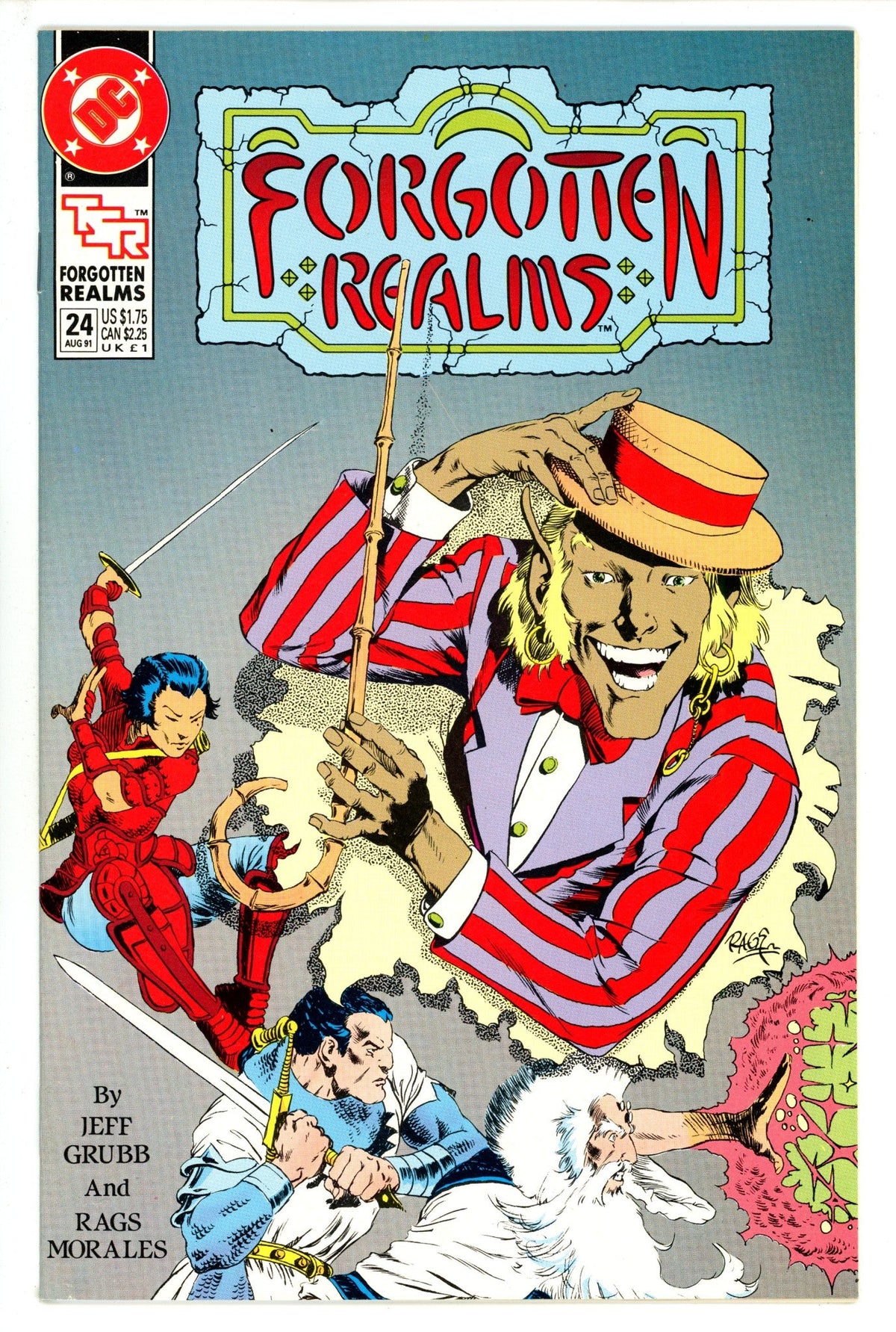Forgotten Realms Comic Book   24  High Grade   (1991)