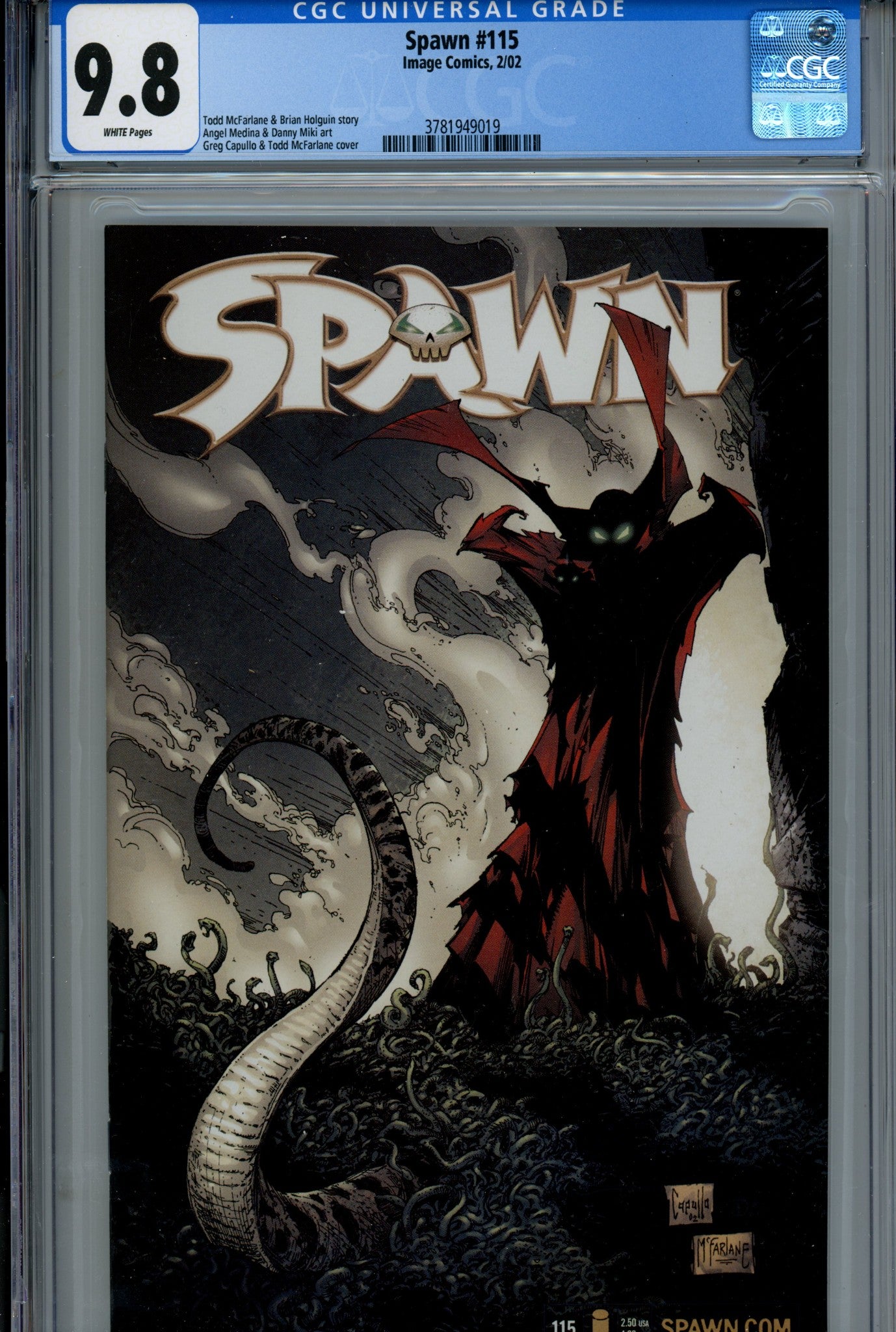 Spawn 115 CGC 9.8 (NM/M) (2001) 