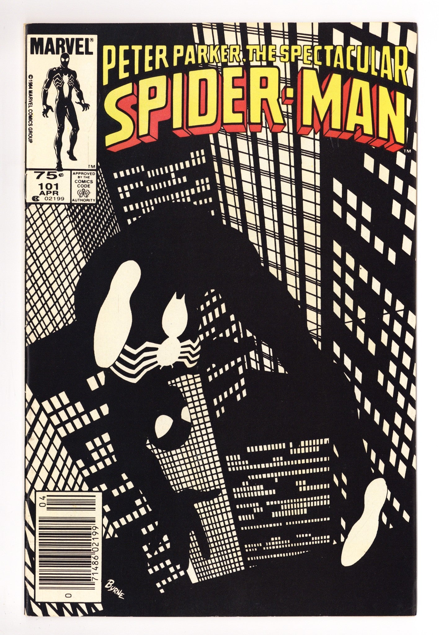 The Spectacular Spider-Man Vol 1 101 VF (8.0) (1985) Canadian Price Variant 