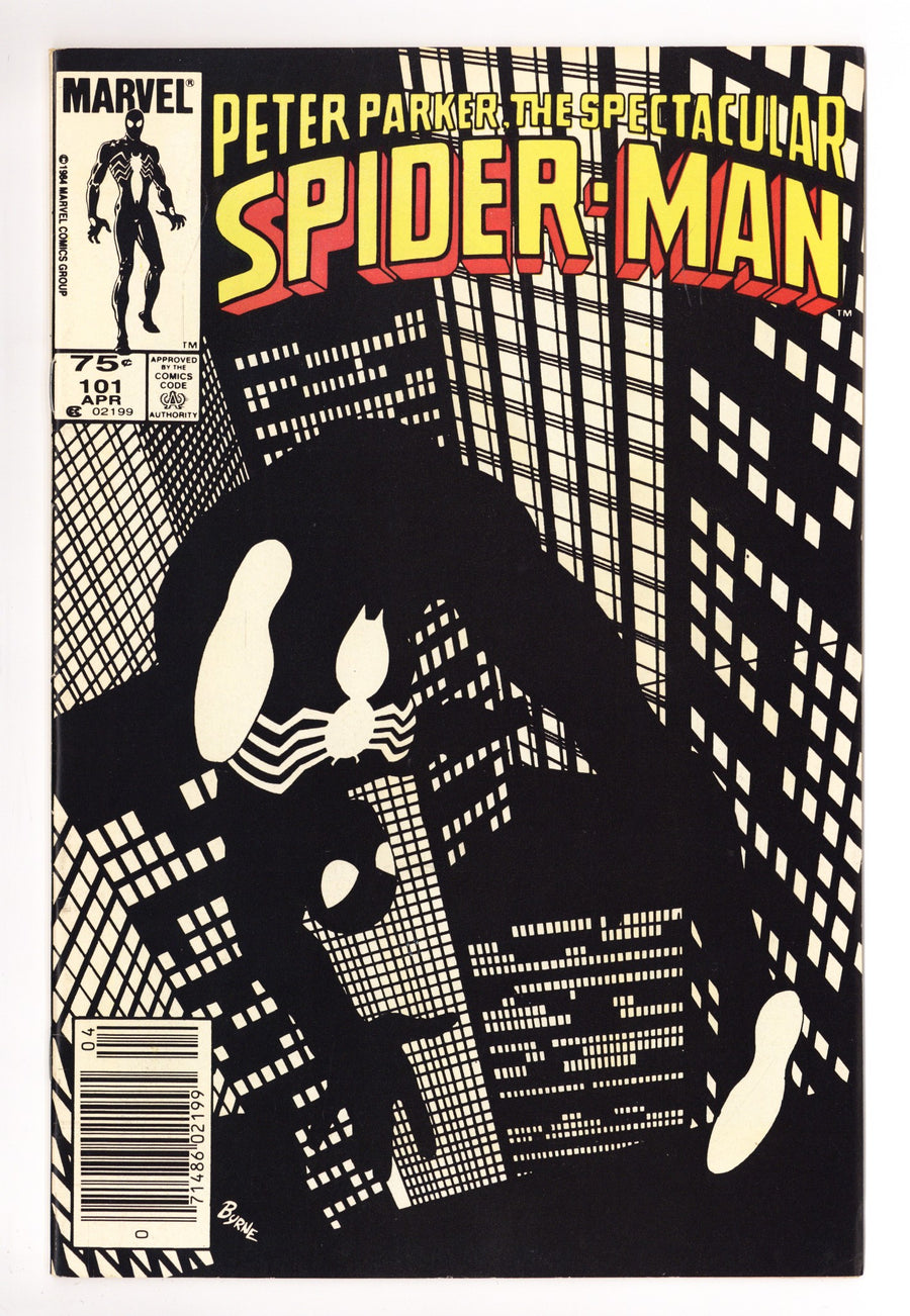 The Spectacular Spider-Man Vol 1 101 VF (8.0) (1985) Canadian Price Variant 