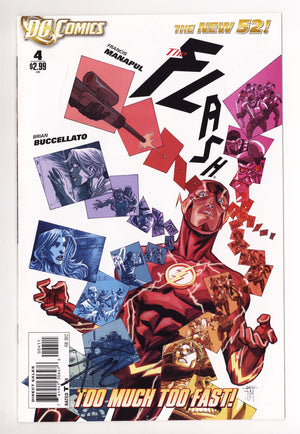 The Flash Vol 4 4 High Grade (2012) Signed x1 Cover Francis Manapul