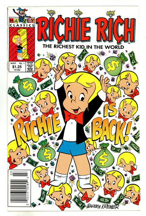 Richie Rich Vol 2 1 FN (6.0) (1991) Canadian Price Variant