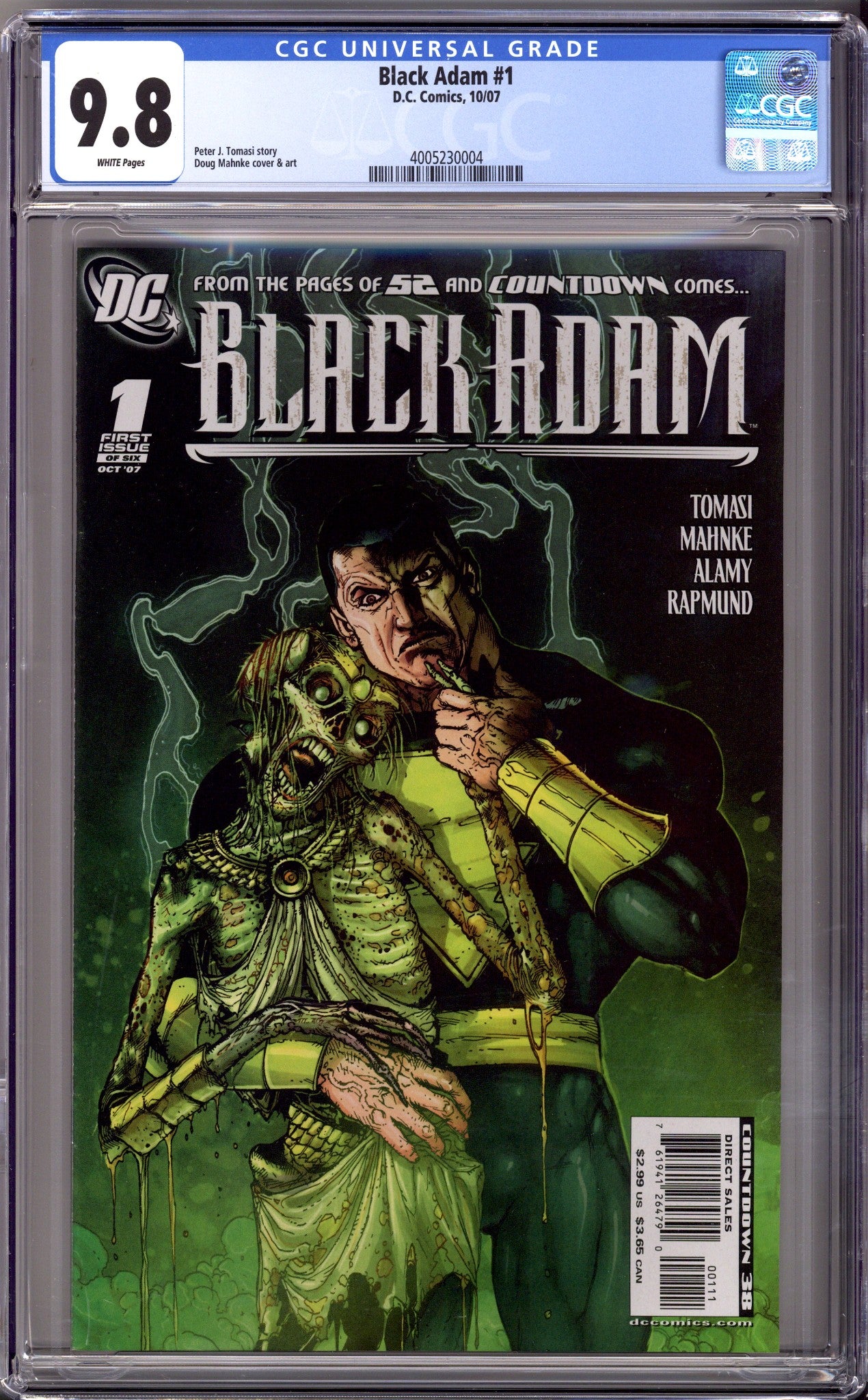 Black Adam: The Dark Age 1 CGC 9.8 (NM/M) (2007) 