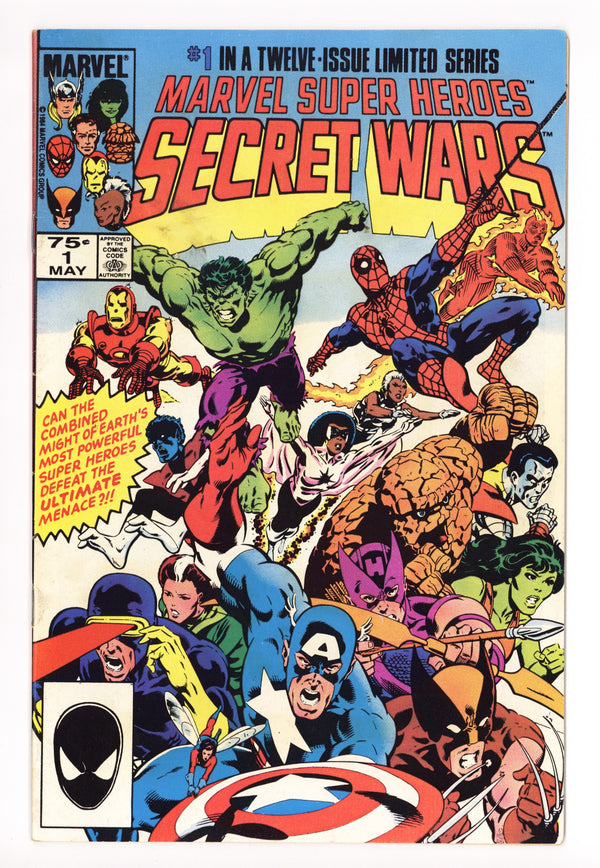 Marvel Super-Heroes Secret Wars 1 FN- (5.5) (1984) 2nd Print