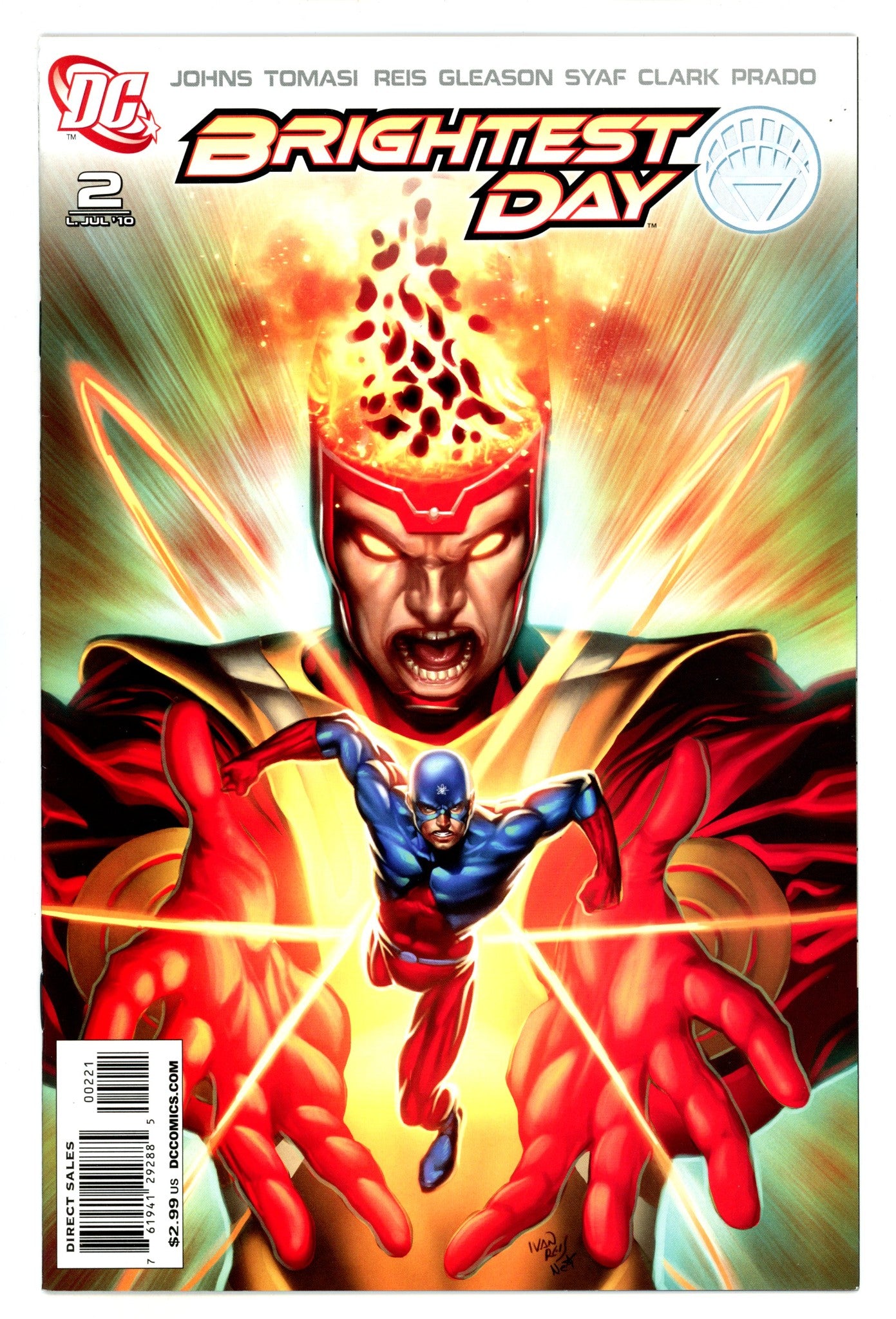 Brightest Day 2 High Grade (2010) Reis Variant 