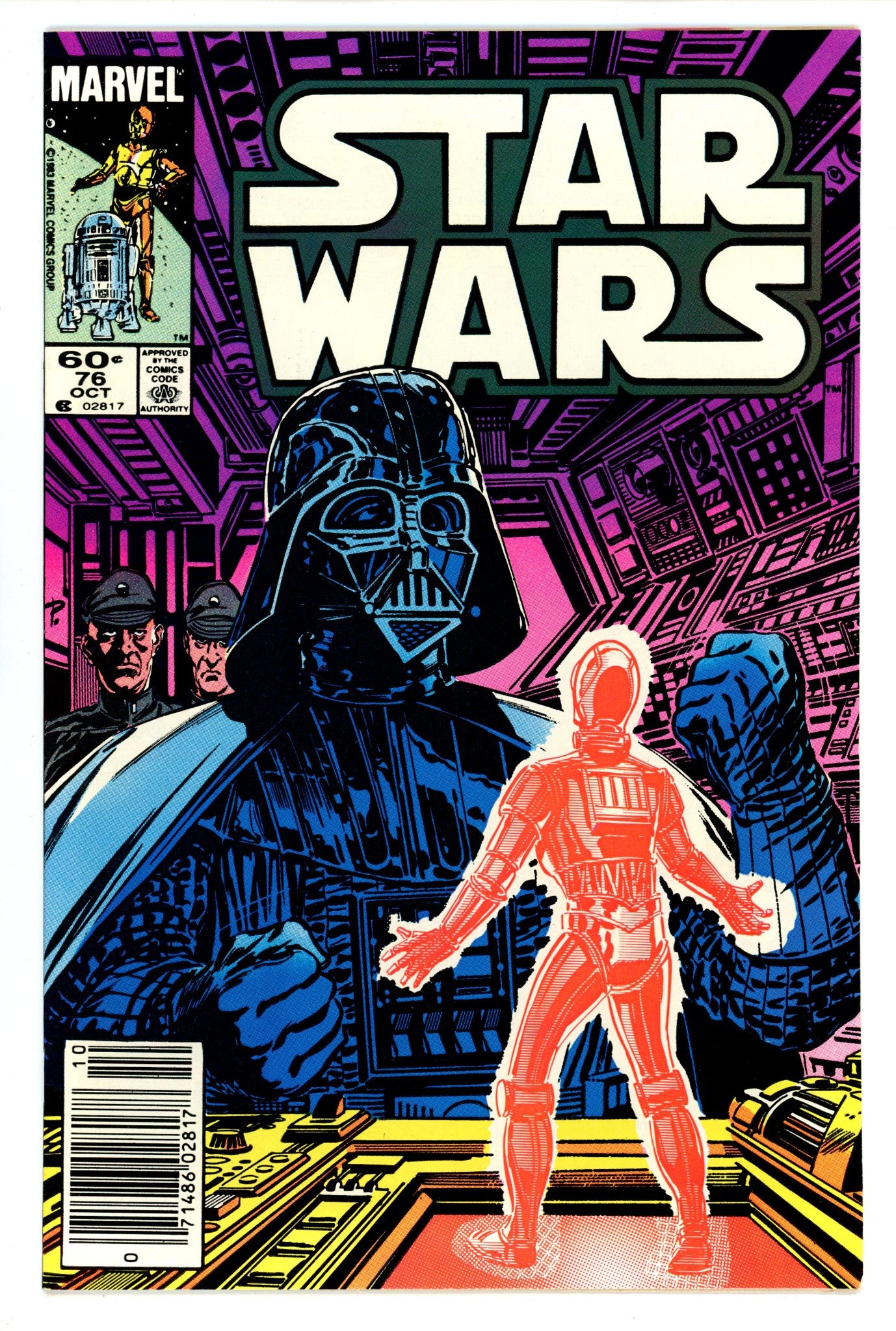 Star Wars Vol 1 76 VF+ (8.5) (1983) Newsstand 